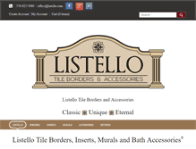 Tablet Screenshot of listello.com